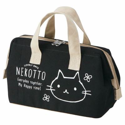 ふるさと納税 奈良市 帆布地 保冷 がま口型バッグ KGAF1 ねこっと 奈良市 skt111 スケーター 365966