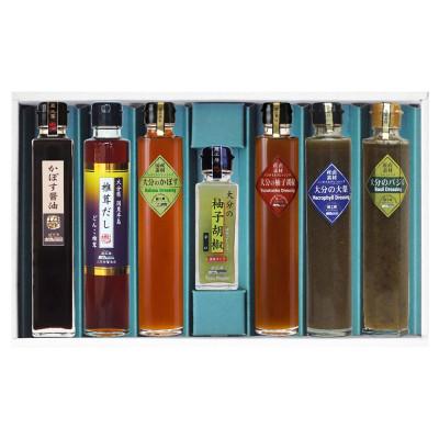 ふるさと納税 中津市 [蔵工房・二反田醤油]大分の自然いっぱいシーズニング O-7a 調味料セット