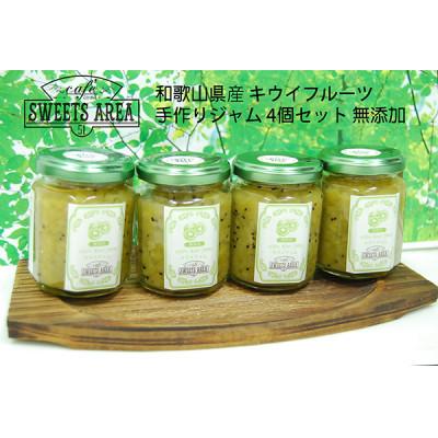 ふるさと納税 忠岡町 SWEETS AREA51 和歌山県産 キウイジャム 4個セット 無添加