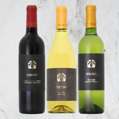 ふるさと納税 甲州市 ロリアン 甲州樽発酵・マスカット・ベーリーA樽熟成・シャルドネ 3本セット