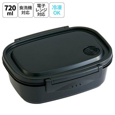 ふるさと納税 奈良市 ラク軽弁当箱(L) 1段 容量 720ml XPM5 ブラック 奈良市 skt141 496288