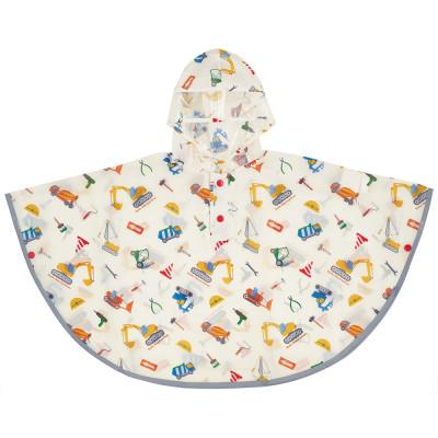 ふるさと納税 奈良市 レインポンチョ 身長80〜100cm用 RAPO2 はたらくクルマ skt152 684029