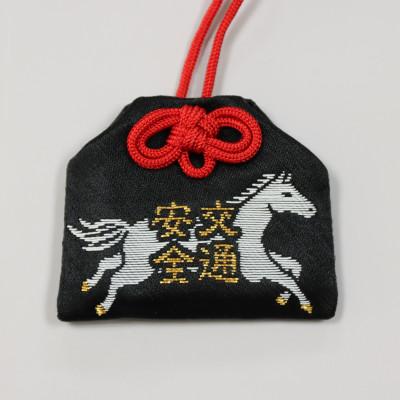 ふるさと納税 平取町 [義経神社]交通安全御守(黒吸盤式)