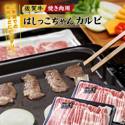 ふるさと納税 多久市 [訳あり] 佐賀牛焼き肉用はしっこちゃんカルビ 500g×2パック 計1kg(b-293)(多久市)
