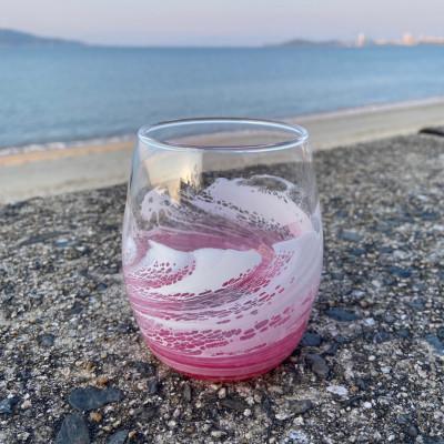 ふるさと納税 福岡市 [福岡市]オーシャングラス 1個 330ml[ピンク系] ACM001VC02