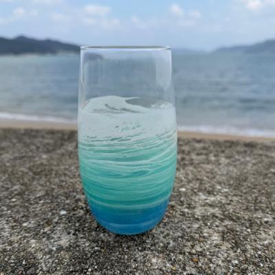 ふるさと納税 福岡市 [福岡市]オーシャングラス 1個 420ml[エメラルドグリーン系] ACM002VC03