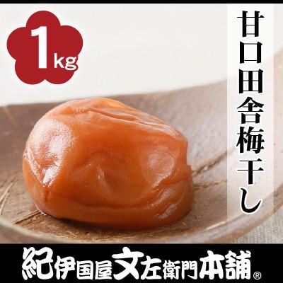 ふるさと納税 上富田町 甘口田舎梅干し1kg[2L〜3L混合]ご家庭用 C級品 紀州南高梅 和歌山産