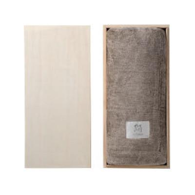 ふるさと納税 泉大津市 シルク100% 桐箱入りシルク毛布(毛羽部分) 約140×200cm(シングルサイズ) SL-500