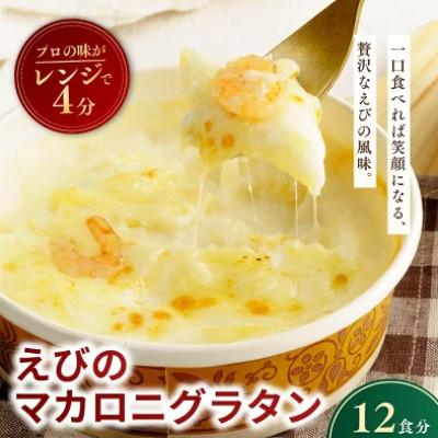ふるさと納税 龍ケ崎市 えびの冷凍マカロニグラタン 200g×12個