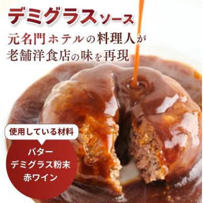 ふるさと納税 龍ケ崎市 デミグラスハンバーグ 180g×19個 計約3.4kg