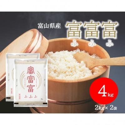 ふるさと納税 氷見市 令和7年産 富山県産 富富富 精米 4kg(2kg×2袋)精米 ブランド米