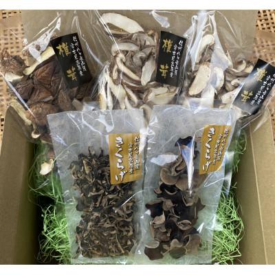 ふるさと納税 富士見町 乾しきのこセット(しいたけ・きくらげ)