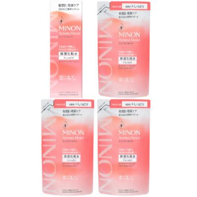 ふるさと納税 高崎市 ミノン アミノモイスト モイストチャージ ローション I しっとりタイプ本体1本、詰替用3個セット