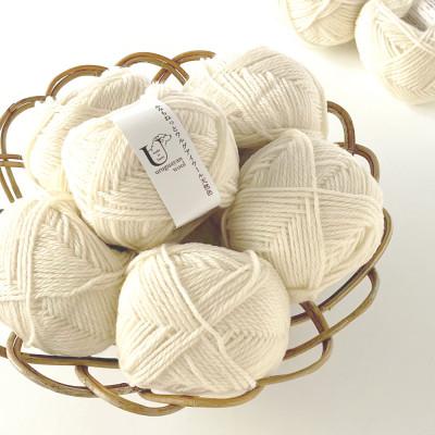 ふるさと納税 江南市 あみもねっと ウルグアイウール天然色 1番色 10玉セット