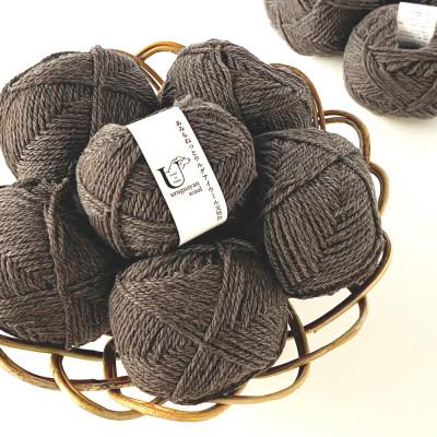 ふるさと納税 江南市 あみもねっと ウルグアイウール天然色 4番色 10玉セット