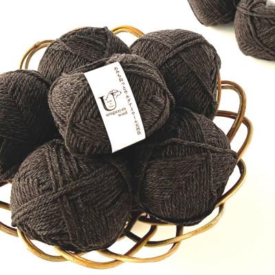 ふるさと納税 江南市 あみもねっと ウルグアイウール天然色 5番色 10玉セット