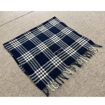 ふるさと納税 泉大津市 かわいいチェック柄の大判サイズひざ掛け 70×130cm