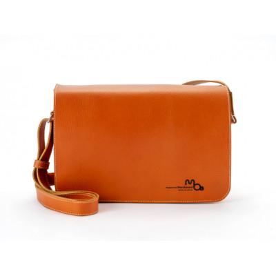 ふるさと納税 姫路市 姫路レザーのシンプルなミニショルダーバッグ(A5サイズ)レンガ