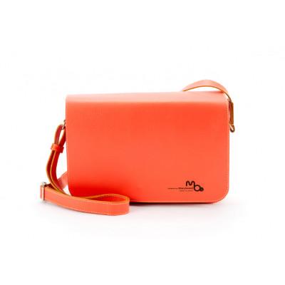 ふるさと納税 姫路市 姫路レザーのシンプルなミニショルダーバッグ A5 バーミリオン