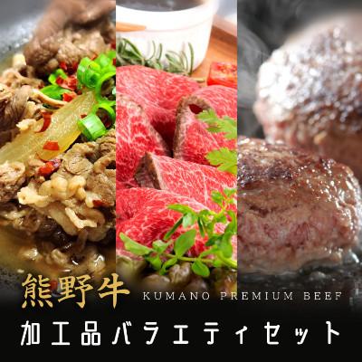 ふるさと納税 紀美野町 熊野牛 加工品バラエティセットミニ