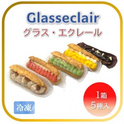 ふるさと納税 かほく市 [フランス三ツ星の味]グラス・エクレール Glace Eclair 5個入り(1箱)冷凍 エクレア