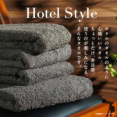 ふるさと納税 和泉市 泉州タオル【日本製】ホテルスタイル フェイスタオル　ライトグレー・チャコールグレー 10枚セット |  | 01