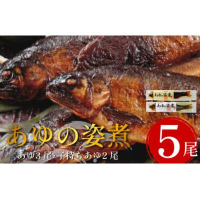 ふるさと納税 三好市 [計5尾|鮎3尾+子持ちあゆ2尾]あゆの姿煮ぜいたくセット 個包装タイプ