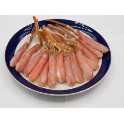 ふるさと納税 網走市 [冷凍]北海道産生オオズワイガニポーション(13〜18本)+ボイル殻付肩肉ハーフカット各300g×1