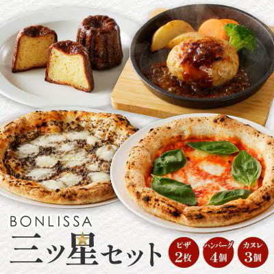 ふるさと納税 都農町 BONLISSA三ツ星セット(合計 約1.1kg)[T001-0145]