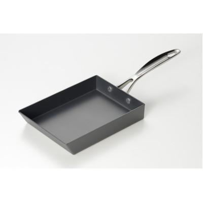 ふるさと納税 燕市 涅(くろつち) IH対応 窒化鉄玉子焼13 × 19cm