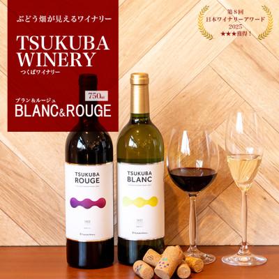 ふるさと納税 つくば市 つくばワイナリー TSUKUBA BLANC &amp; ROUGE セット[離島・沖縄配送不可]