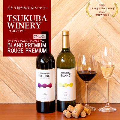 ふるさと納税 つくば市 つくばワイナリー TSUKUBA BLANC &amp; ROUGE プレミアムセット[離島・沖縄配送不可]
