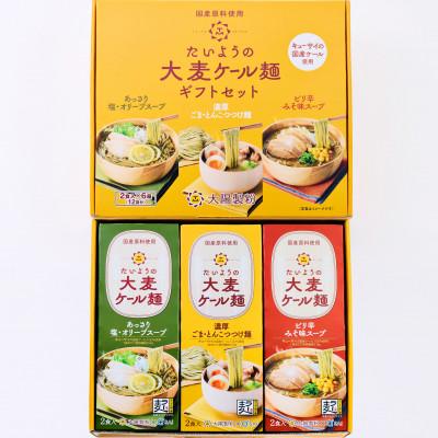 ふるさと納税 福岡市 [福岡市]たいようの大麦ケール麺 2食入×6箱セット