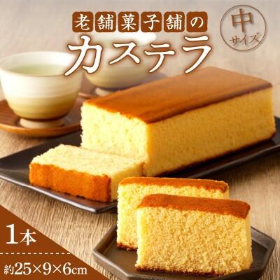ふるさと納税 都農町 老舗菓子舗のカステラ(中) 1本 [T035-0075]