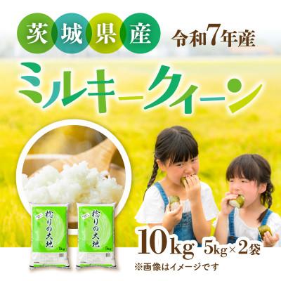 ふるさと納税 茨城町 [令和7年産]茨城県産 ミルキークイーン 精米 10kg (5kg×2袋)