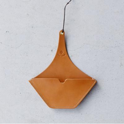 ふるさと納税 河内長野市 本革コーヒーペーパーホルダー キャメル 国産レザー Teha'amana