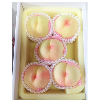 ふるさと納税 美咲町 岡山市 一宮地区産 岡山白桃 5〜6玉入り 1.3キロ