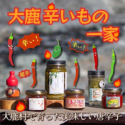 ふるさと納税 大鹿村 辛いもの一家 6種類