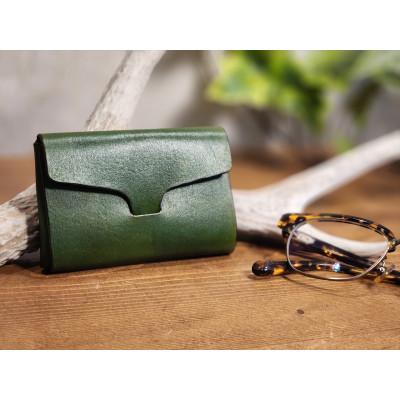 ふるさと納税 小浜市 カードケース スリム[グリーン]