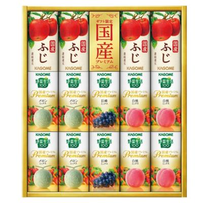 ふるさと納税 袖ケ浦市 [お中元]カゴメ 野菜フルーツ国産プレミアム 4種(125ml 計14本)