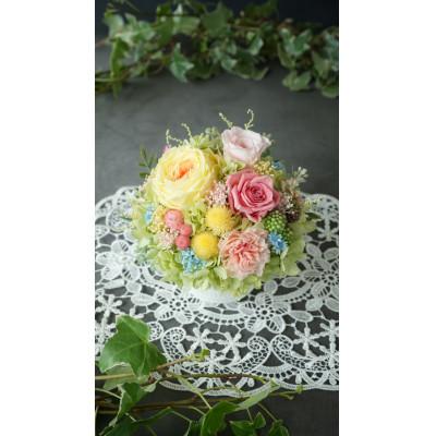 ふるさと納税 吹田市 プリザーブドフラワーアレンジメントPafu