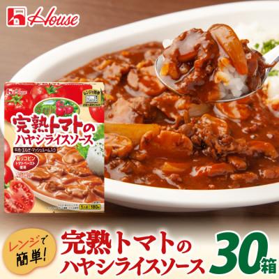 ふるさと納税 江南市 ハウス レトルト完熟トマトのハヤシライスソース 180g ×30個 レトルト食品 レンジ調理対応