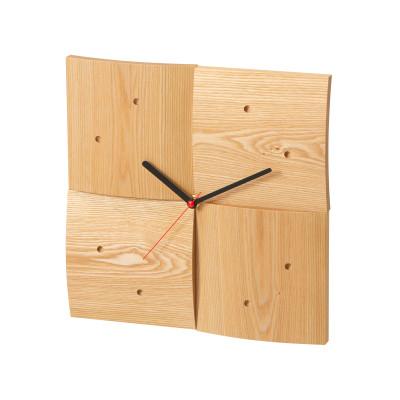 ふるさと納税 旭川市 旭川家具 cosine 掛け時計(R) 北海道タモ_05770