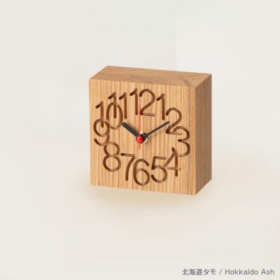 ふるさと納税 旭川市 旭川家具 cosine MUKU時計(小) 北海道タモ_05771