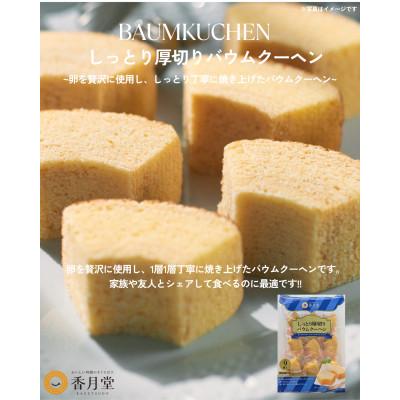 ふるさと納税 豊川市 [香月堂]しっとり厚切りバウムクーヘン 72個(9個入り×8袋)