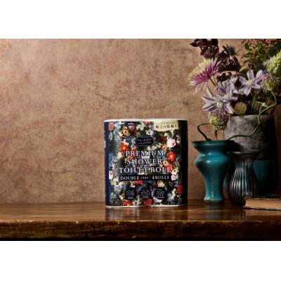 ふるさと納税 蓮田市 フルブルームコレクション プレミアムシャワートイレットロール ダブル4ロール×10パック