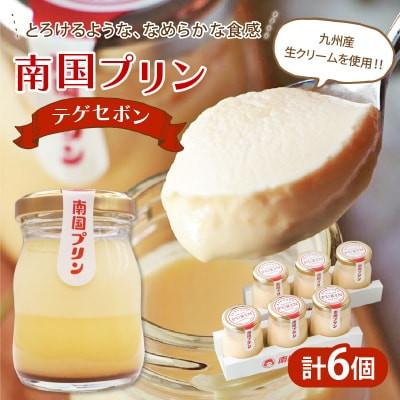 ふるさと納税 都農町 南国プリン「テゲセボン(なめらかプリン)」計6個 スイーツ[T038-0045]