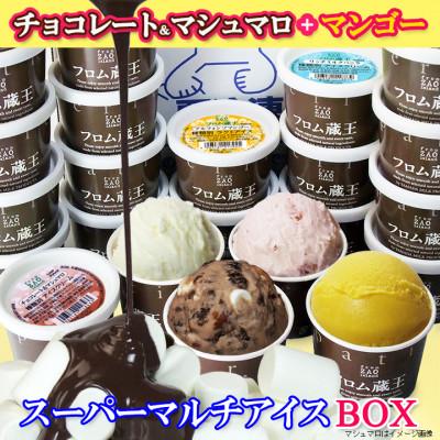 ふるさと納税 白石市 [夏季限定]フロム蔵王 チョコレート&amp;マシュマロとアルフォンソマンゴーセット(4種類×6個)24個入