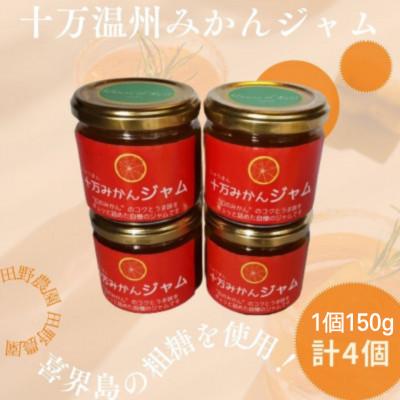 ふるさと納税 さつま町 十万温州みかんジャム(計4個・1個150g)