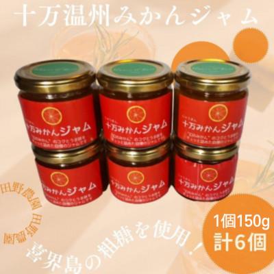 ふるさと納税 さつま町 十万みかんジャム(計6個・1個150g)